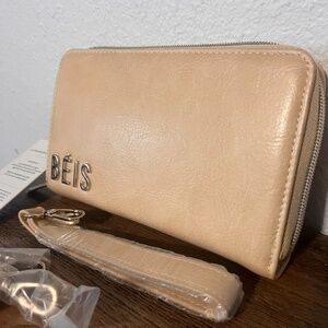 BEIS | The Travel Wallet | Beige
